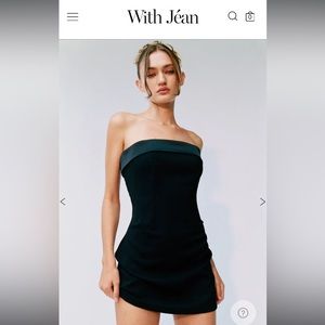 With Jèan Chloe Corset Dress in Black
